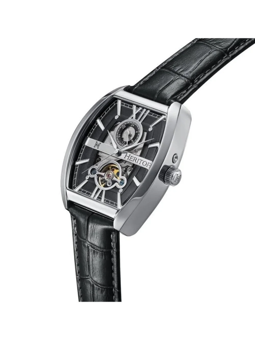 NWT Heritor Masterson Automatic Black Dial Men's Watch